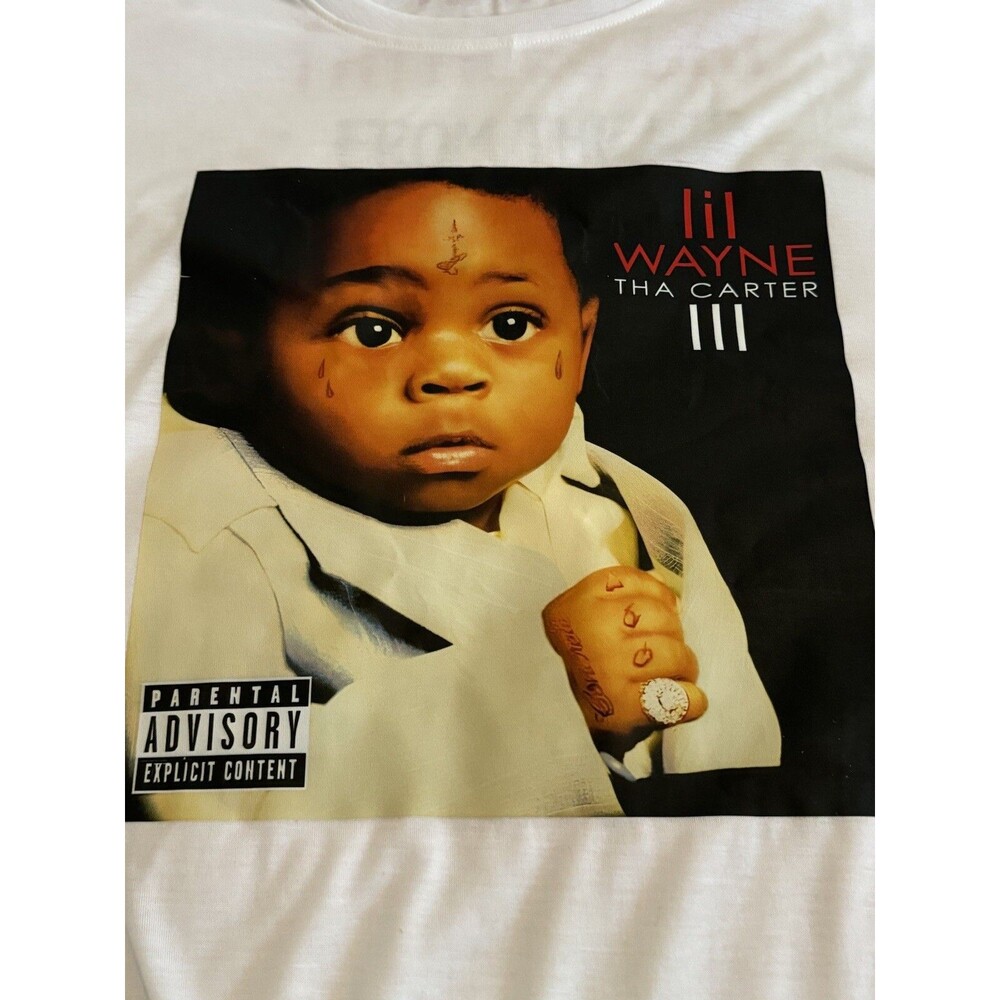 Lil Wayne The Carter 3 White Polyester T-Shirt